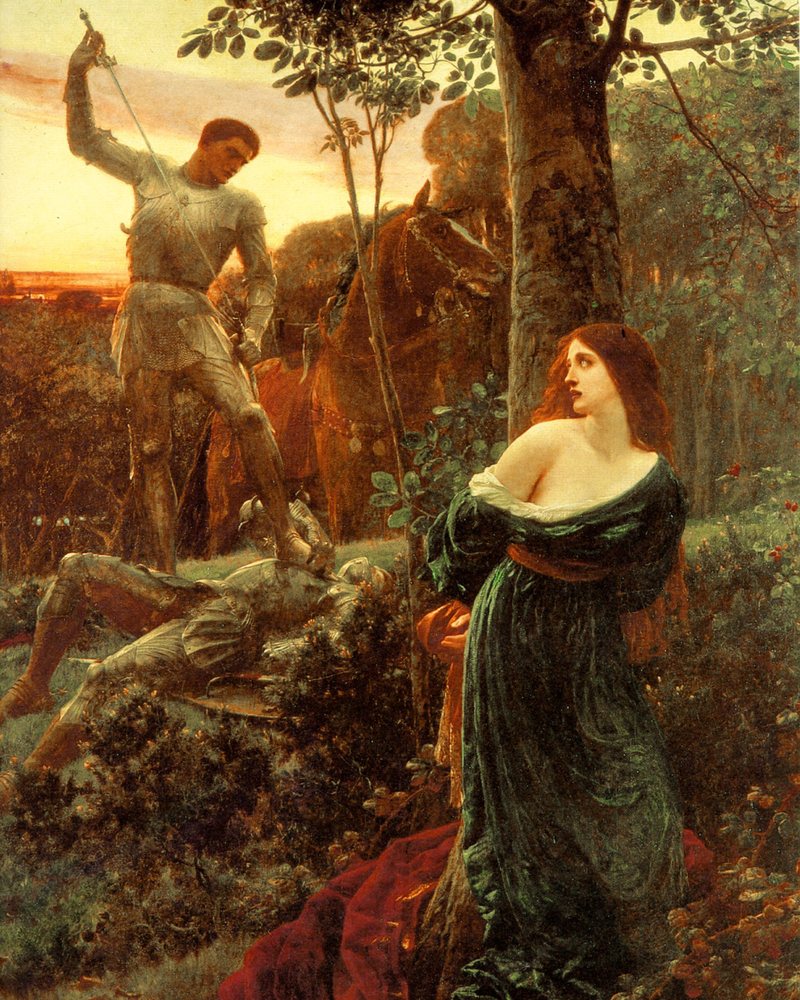 Chivalry by Frank Dicksee