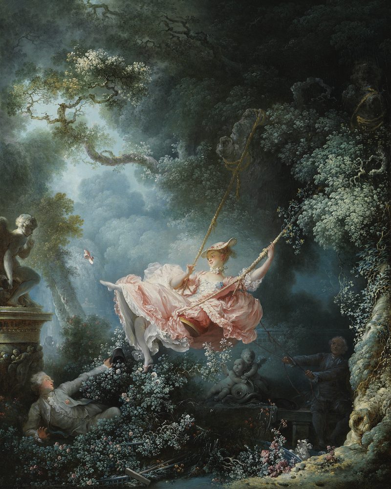 The Swing by Jean-Honoré Fragonard
